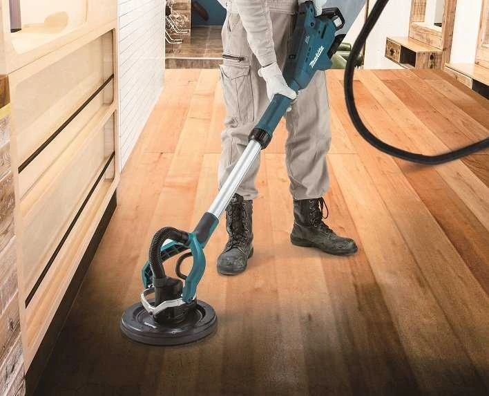 Makita DSL801ZU Akumuliatornis glaisto šlifuoklis 18V, BL-motor, AWS, 225mm, be akumuliatorių ir kroviklio!