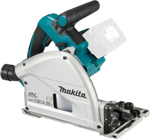 Makita Akumuliatorinis rankinis diskinis pjūklas DSP600ZJ | 2x18V Li-ion, be akumuliatoriaus ir kroviklio