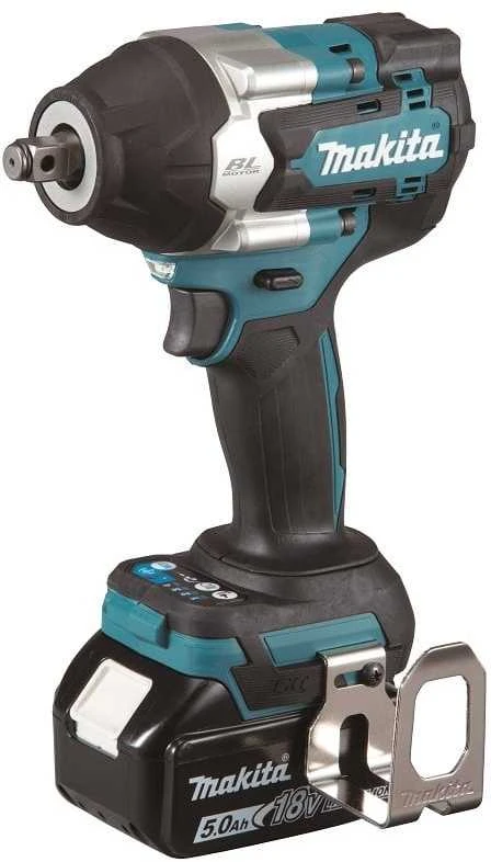 Makita DTW700RTJ Akumuliatorinis smūginis veržliasukis 18V, 2x5,0Ah Li-ion, 700/1000 Nm, 1/2", LED, MAKPACK