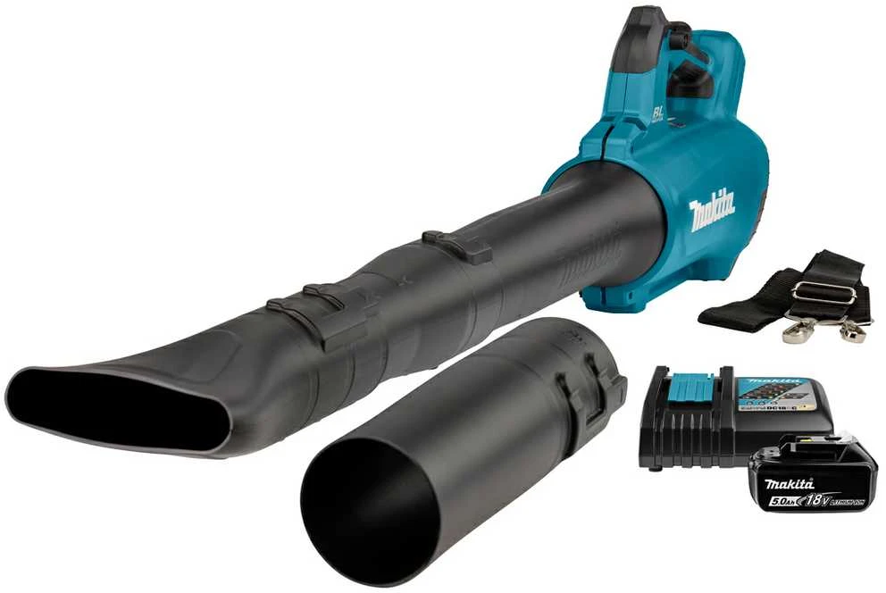 Makita DUB184RT Akumuliatorinis pūstuvas, 18 V, 1x 5.0Ah, DC18RC, Li-ion, BL variklis, 12.7m³/min