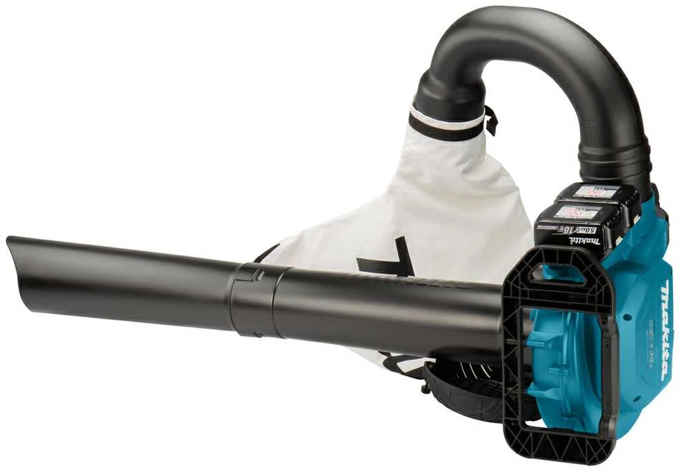 MAKITA Akumuliatorinis lapų pūstuvas-siurblys 2x18V DUB363PT2V 2x5,0Ah