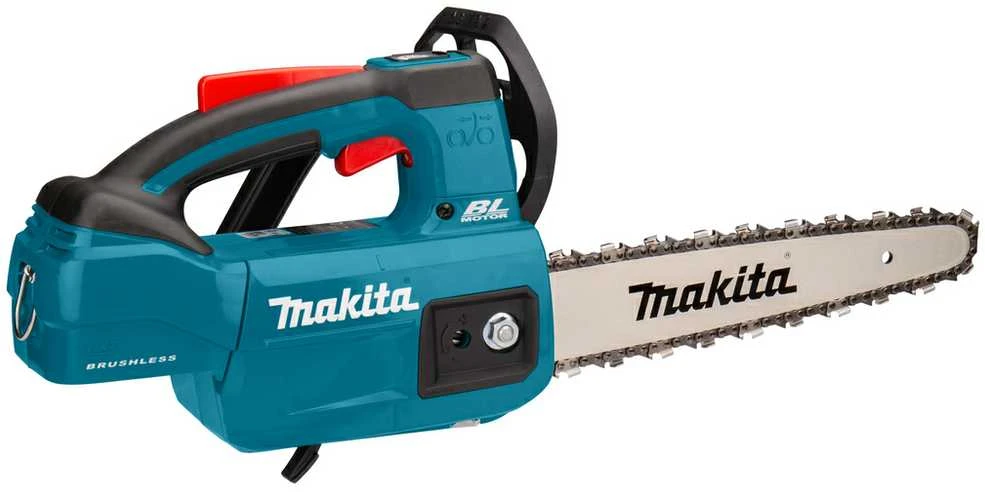 Makita DUC254CZ Akumuliatorinis grandininis pjūklas, 18 V, BL variklis, 250 mm (drožimo juosta), 24 m/s, be akumuliatoriaus ir krovikli