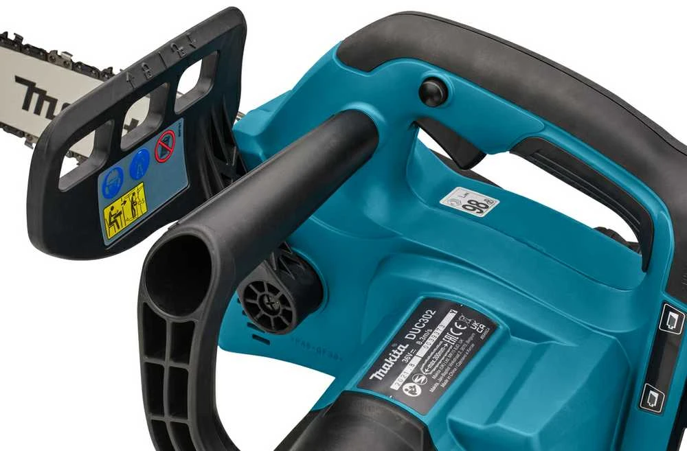 Makita DUC302Z Akumuliatorinis grandininis pjūklas, 2X18V , 300mm, Be akumuliatorių ir kroviklio!