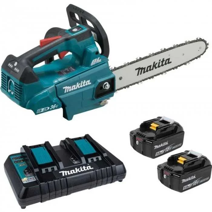 MAKITA grandininis pjūklas 2x18V DUC306PT2B 30cm 2x5,0Ah