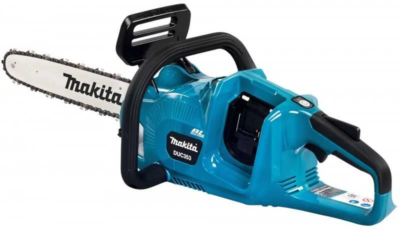 Makita DUC353Z Akumuliatorinis grandininis pjūklas, 2X18V, BL, 35cm, 20 m/s, be akumuliatorių ir kroviklio