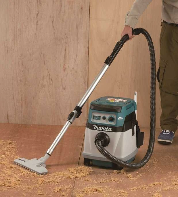 Makita DVC155LZX2 Akumuliatorinis dulkių siurblys 2x18 V Li-ion; Be akumuliatorių ir kroviklio! RAMIOJE!