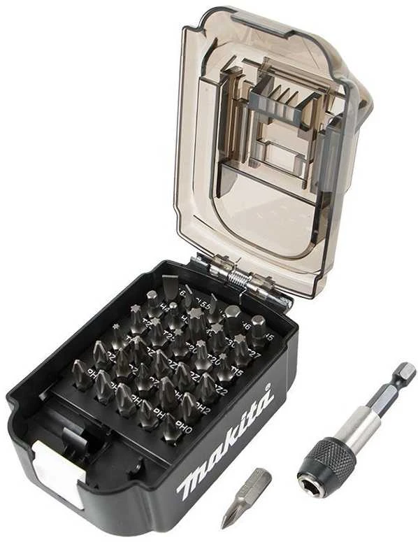 Sukimo antgalių rinkinys Makita E-00016 Bit Set in Baterija Design 31 pcs