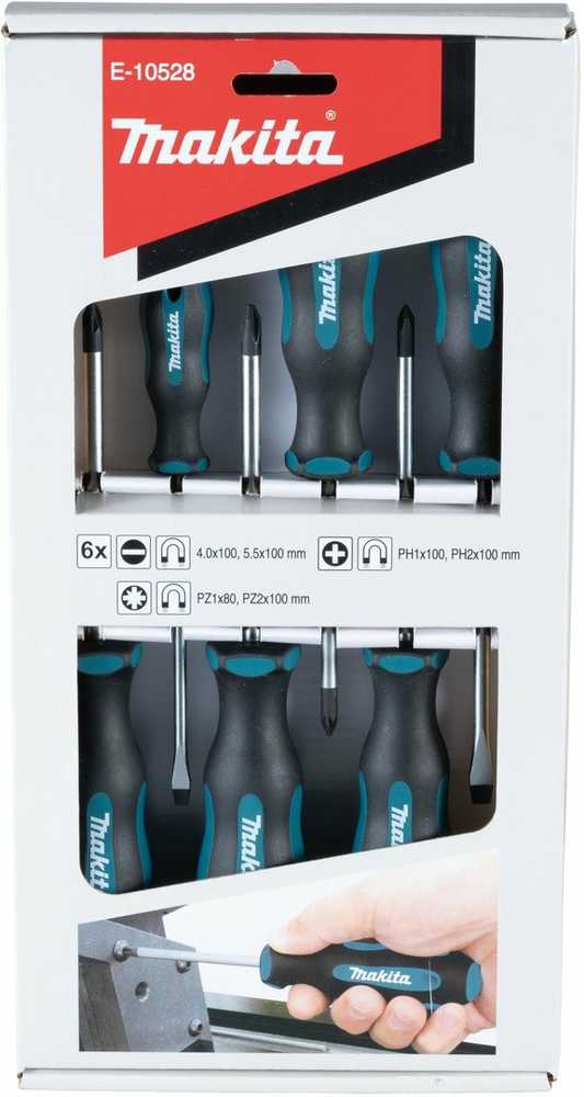 Makita Atsuktuvų rinkinys 6 vnt E-10528