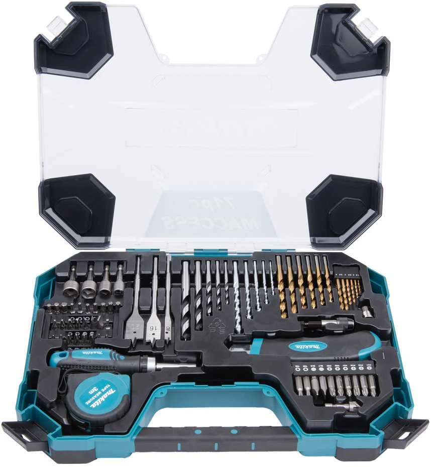Grąžtas Makita MACCESS Grąžtų ir sukimo antgalių rinkinys 171 vnt. E-22589