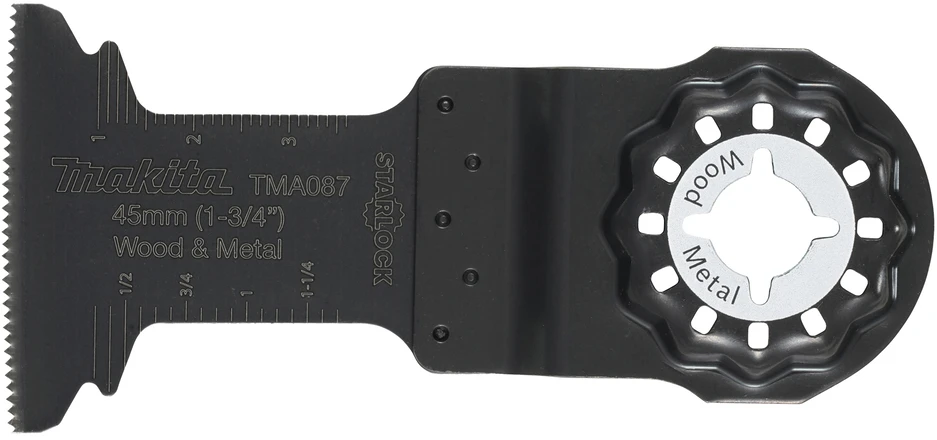 Makita STAROCK įgilinamojo pjovimo ašmenys 45x45mm E-25448 Starlock • 20 TPI • BiM • TMA087 • medienai/metalui