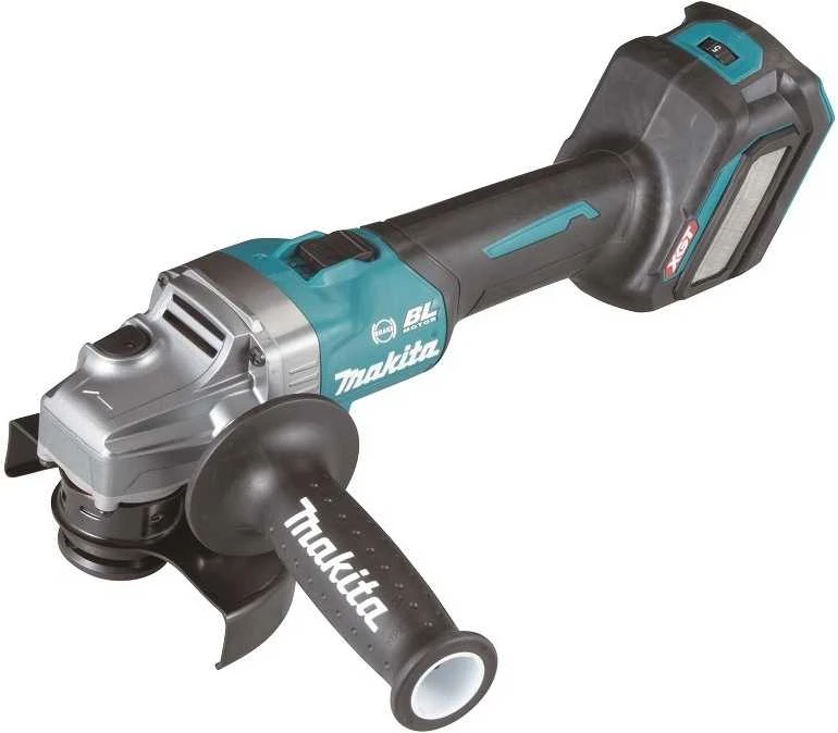 Makita GA023GZ Kampinis šlifuoklis XGT, 125MM, 0-8500RPM; bešepetėlinis variklis; elektrinis stabdys; AFT; AWS (be AWS lusto); reguliuojamas greitis; "Z" versija - komplektuojamas be akumuliatoriaus ir kroviklio