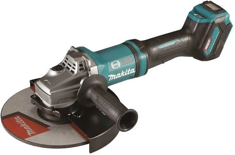 Makita GA038GZ Kampinis šlifuoklis XGT, 230MM, 6600RPM; bešepetėlinis variklis; elektrinis stabdys; AFT; XPT; AWS (be AWS lusto); "Z" versija - komplektuojamas be akumuliatoriaus ir kroviklio