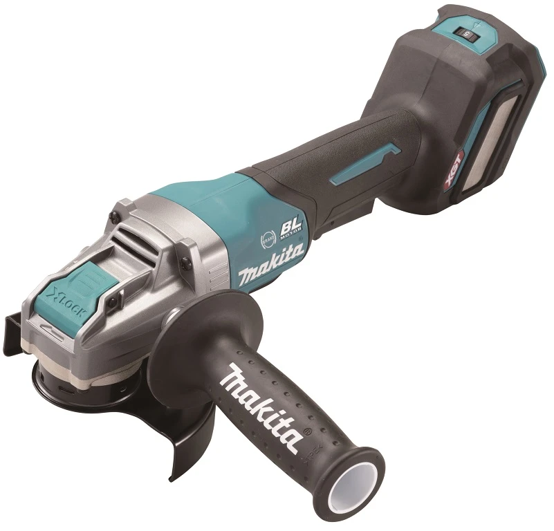 Makita GA044GZ Kampinis šlifuoklis XGT, 125MM, 0-8500RPM; bešepetėlinis variklis; elektrinis stabdys; AFT; AWS (be AWS lusto); reguliuojamas greitis 3,000 - 8,500RPM; X-LOCK; Svirtinis jungiklis; "Z" versija - komplektuojamas be akumuliatoriaus ir kroviklio