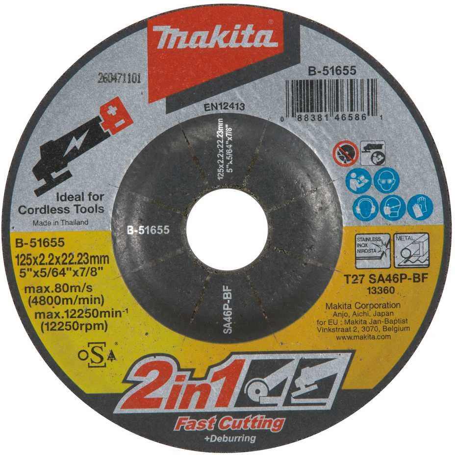 Importuota iš „Makita“ Vokietijos B-51655