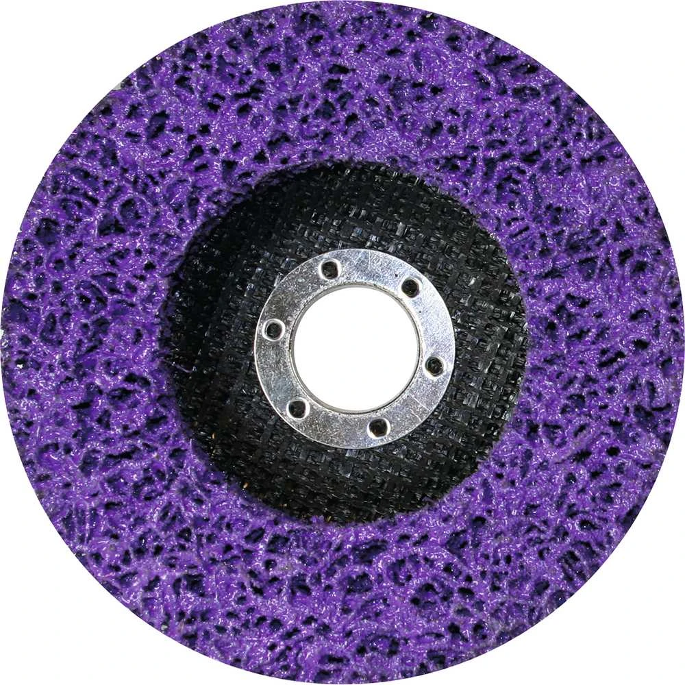 Violetinė neaustinis diskas metalui šlifuoti, 125/22,23mm, Makita [B-29022]