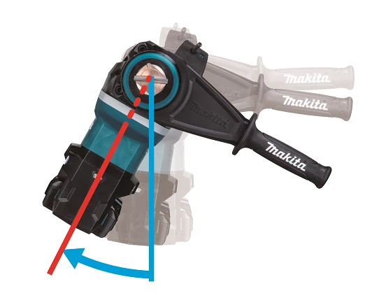Makita HR006GZ Perforatorius XGT, 40V MAX x2 (80V MAX), SDS-MAX, 21,4 J, 52mm; 12,9kg, bešepetėlinis variklis, AVT, AFT, AWS (be AWS lusto); XPT; "Z" versija - komplektuojamas be akumuliatoriaus ir kroviklio