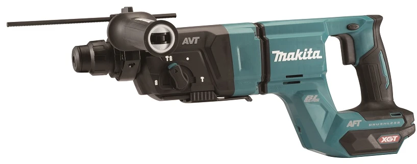 Makita HR007GZ Perforatorius XGT, 3,0 J, 28mm; 3,8kg, bešepetėlinis variklis, AFT; AWS (be AWS lusto); AVT; Soft no load; XPT; "Z" versija - komplektuojamas be akumuliatoriaus ir kroviklio