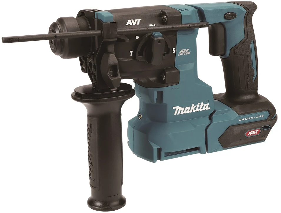 Makita HR010GZ Perforatorius XGT, 2,1 J, 20mm; 2,8kg, bešepetėlinis variklis, AWS (be AWS lusto), AVT; XPT; "Z" versija - komplektuojamas be akumuliatoriaus ir kroviklio