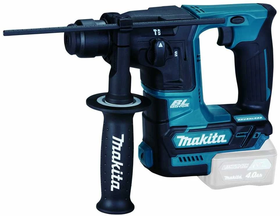Makita HR166DZ Akumuliatorinis perforatorius 10,8V; BL-motor; Be akumuliatorių ir kroviklio!