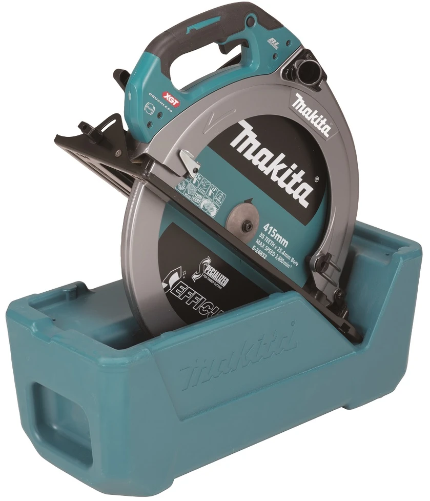 Makita HS013GZ Diskinis pjūklas, XGT, ø415x30mm, 158.0 mm, AWS (be AWS lusto), bešepetėlinis variklis, "Z" versija - komplektuojamas be akumuliatoriaus ir kroviklio