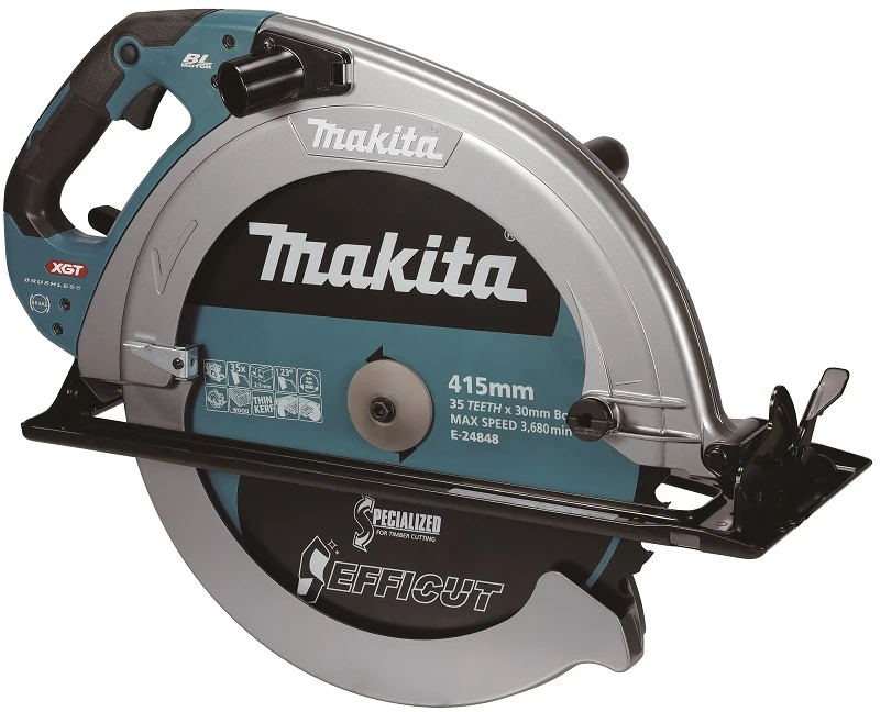Makita HS013GZ Diskinis pjūklas, XGT, ø415x30mm, 158.0 mm, AWS (be AWS lusto), bešepetėlinis variklis, "Z" versija - komplektuojamas be akumuliatoriaus ir kroviklio