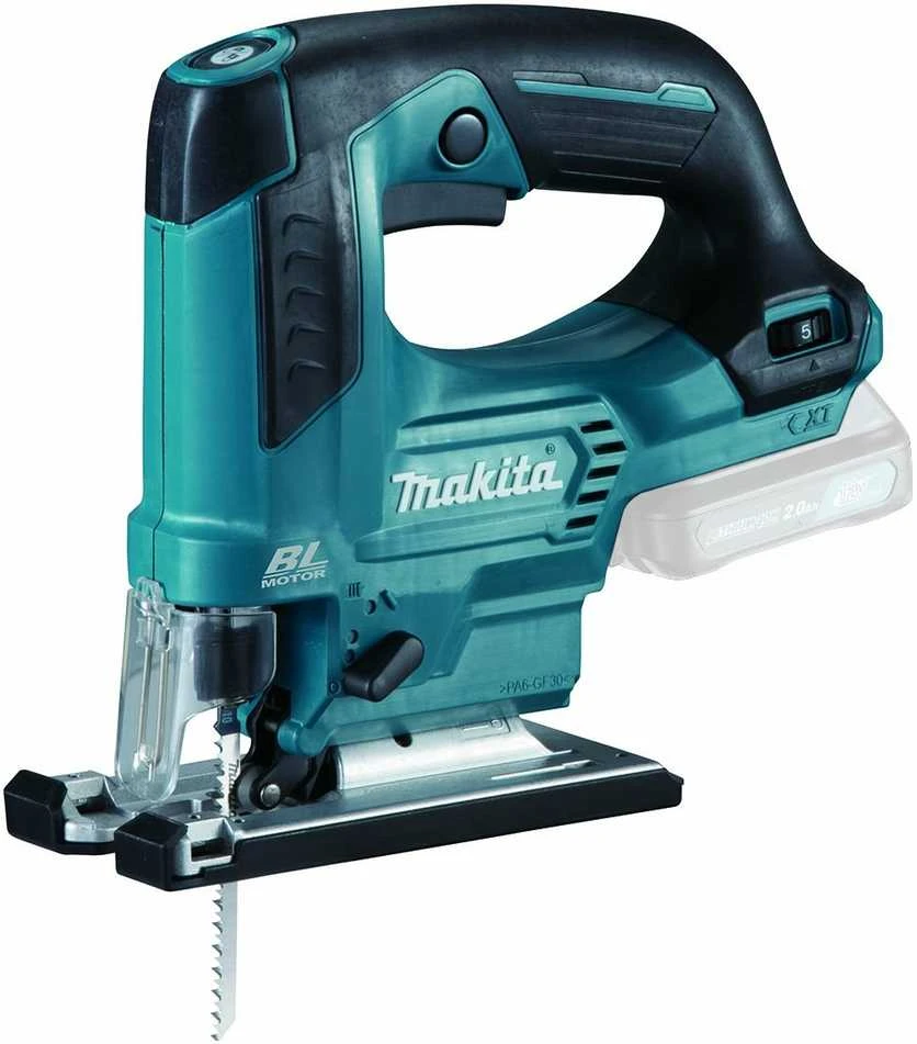 Makita JV103DZ Akumuliatorinis siaurapjūklis 12V MAX, BL-motor, Be akumuliatorių ir kroviklio!