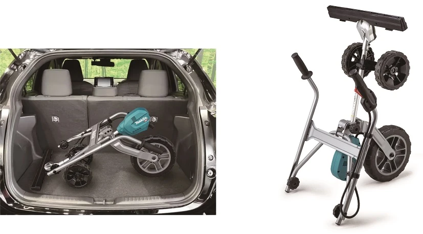 Akumuliatorinės žolės žirklės su važiuokle MAKITA 40V MAX XGT 500mm