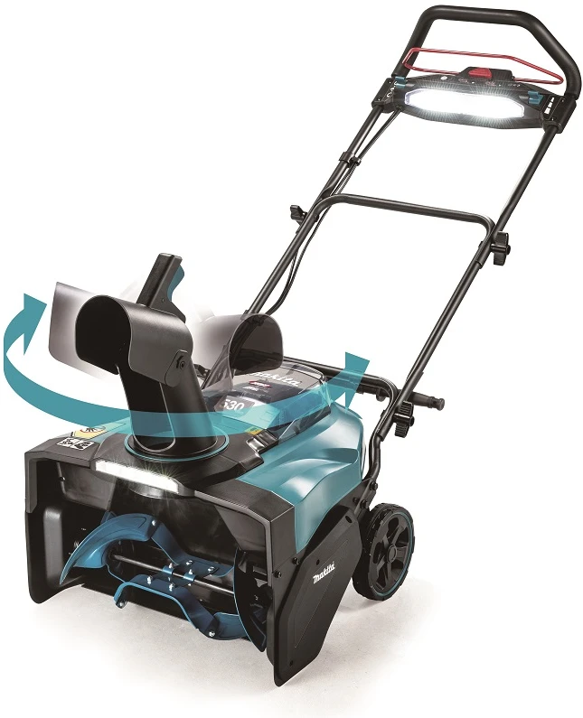 Makita SN001GZ Cordless Snow Blower 40Vmax XGT, 53cm, BL-motor, 30cm height, be akumuliatoriaus ir kroviklio