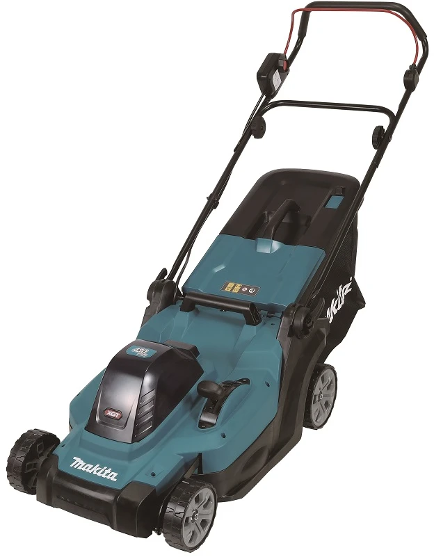 Makita LM004GZ akumuliatorinė vejapjovė 40Vmax, XGT, 43cm, 3 viename (pjovimas/rinkimas/mulčiavimas) plastikinis korpusas, be akumuliatorinio ir krovinio