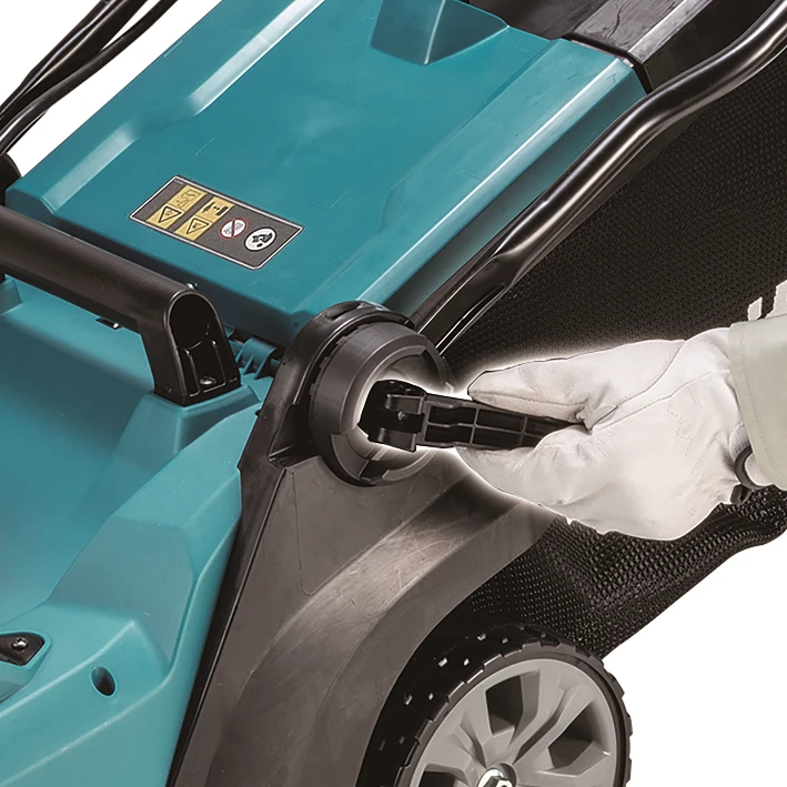 Makita LM004GZ akumuliatorinė vejapjovė 40Vmax, XGT, 43cm, 3 viename (pjovimas/rinkimas/mulčiavimas) plastikinis korpusas, be akumuliatorinio ir krovinio