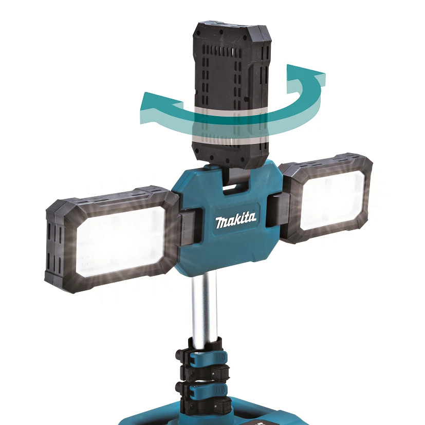 Makita Akumuliatorinis XGT® / LXT® teleskopinis darbinis žibintas ML014G 40Vmax / 18V • 15000 lm