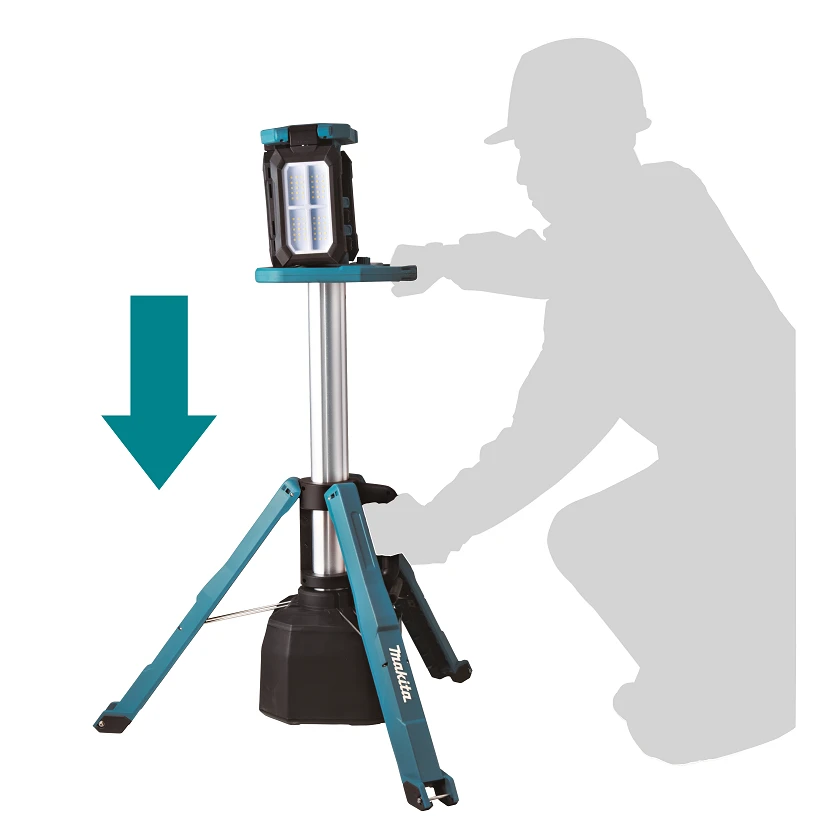 Makita Akumuliatorinis XGT® / LXT® teleskopinis darbinis žibintas ML014G 40Vmax / 18V • 15000 lm