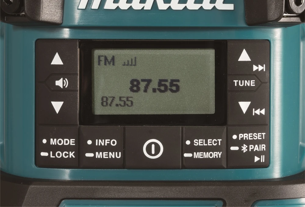Makita Akumuliatorinis XGT® žibintas / radijas MR009G 40V • 1000lx • DAB/DAB+