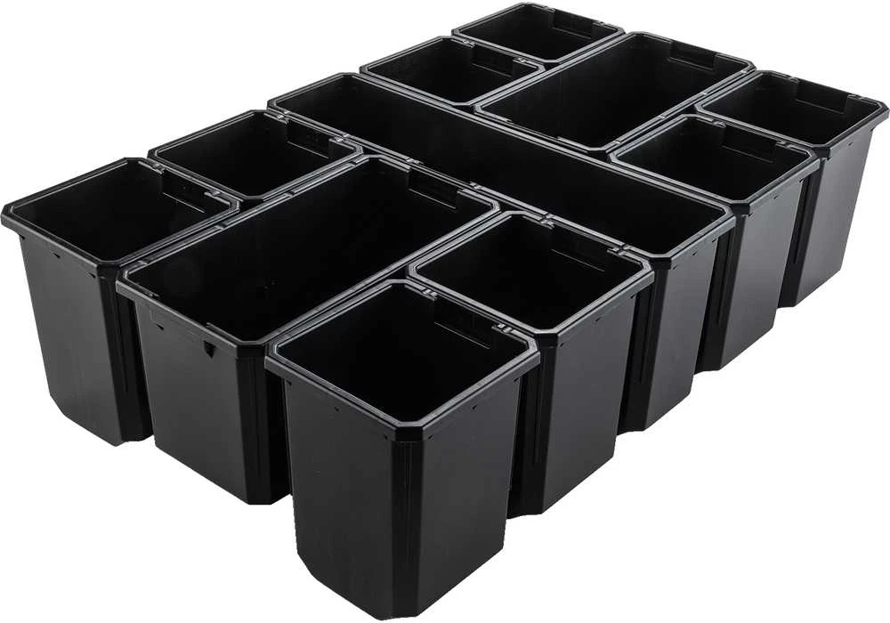 Makita Gili vidutinio dydžio smulkių priedų dėžė P-91045 18,4 L, 387 × 562 × 163 mm