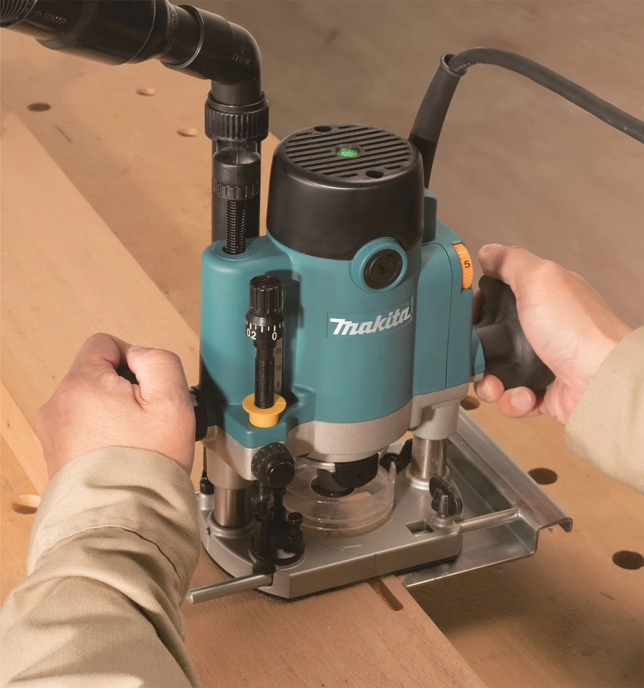 Makita RP1111CJ Vertikali freza, 1100W, 8MM, 8.000-24.000 R/MIN, 3,4KG, MAKPACK