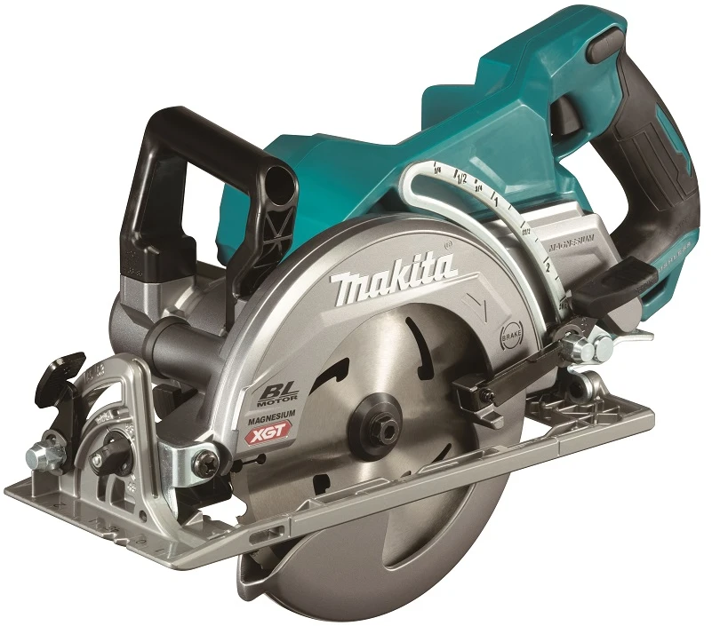 Makita RS001GZ Rankinis diskinis pjūklas, XGT, ø185x30mm, 65mm, AWS, bešepetėlinis variklis, "Z" versija - komplektuojamas be akumuliatoriaus ir kroviklio