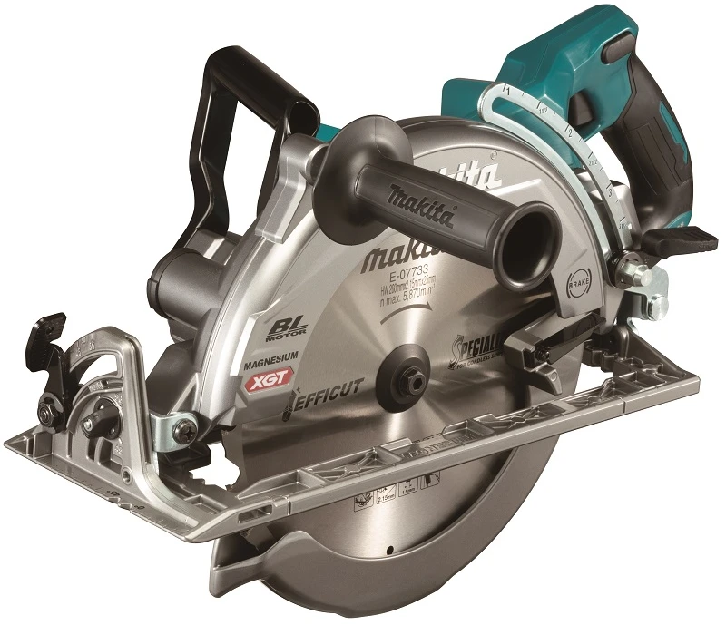 Makita RS002GZ Rankinis diskinis pjūklas, XGT, ø260x30mm, 95mm, AWS (be AWS lusto), bešepetėlinis variklis, "Z" versija - komplektuojamas be akumuliatoriaus ir kroviklio