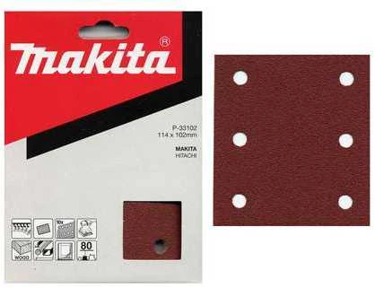 Makita P-33102 svyruojantis švitrinis popierius su Velcro grūdeliais 80 L x P 102 mm 115 10 vnt.