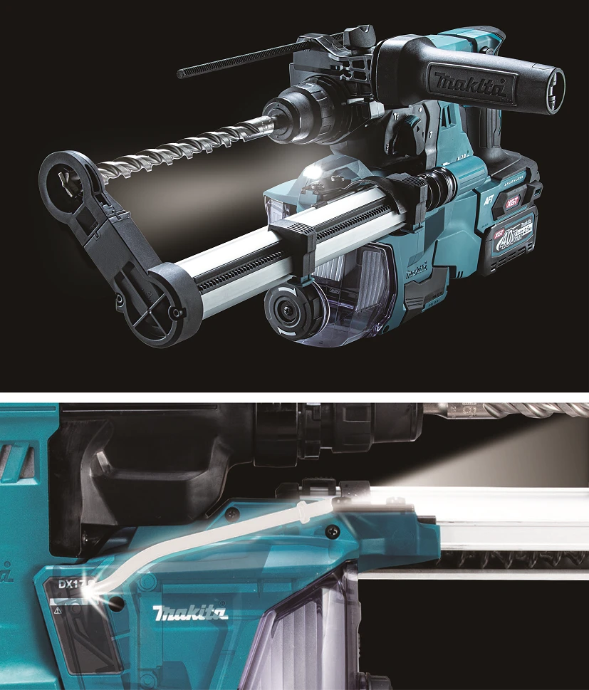 Akumuliatorinis perforatorius MAKITA HR011GZ 40V MAX XGT