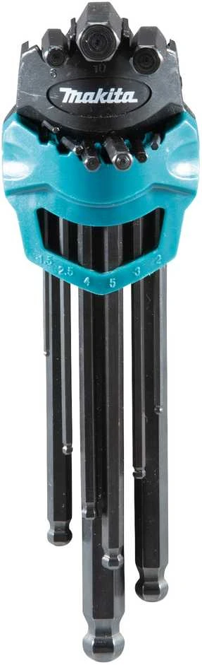 Makita Hex raktas veržliaraktis 9vnt. 1.5-10mm B-65894