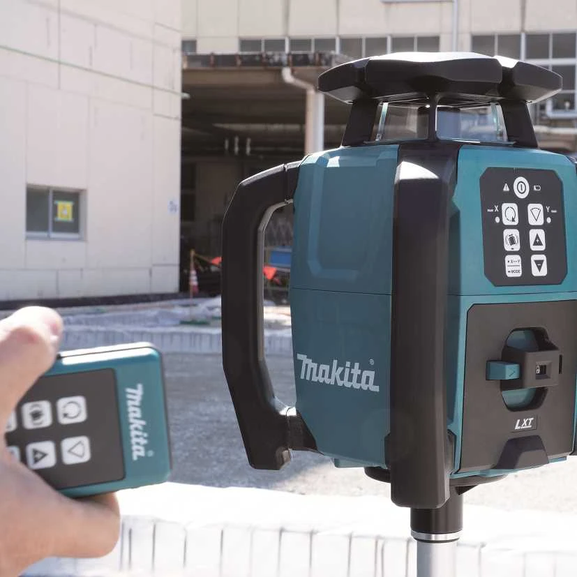 Makita SKR001Z Rotacinis lazerinis nivelyras XGT/LXT/CXT, 800m, IP67, (žalios spalvos lazeris)