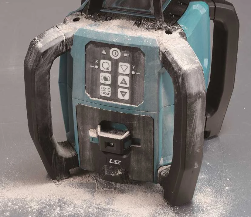 Makita SKR001Z Rotacinis lazerinis nivelyras XGT/LXT/CXT, 800m, IP67, (žalios spalvos lazeris)