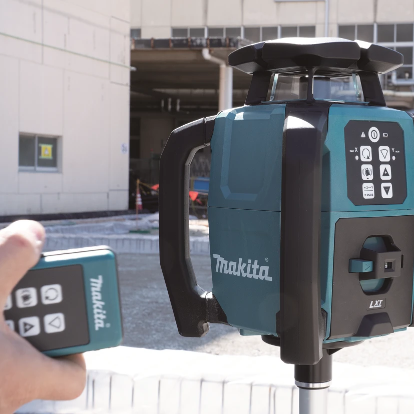 Makita SKR001Z Rotacinis lazerinis nivelyras XGT/LXT/CXT, 800m, IP67, (žalios spalvos lazeris)