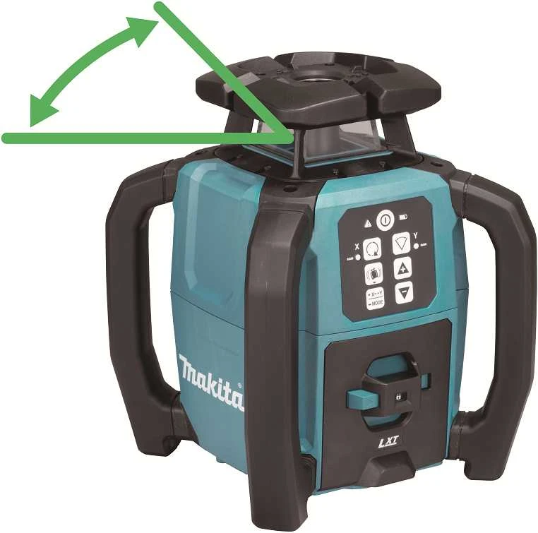 Makita SKR001Z Rotacinis lazerinis nivelyras XGT/LXT/CXT, 800m, IP67, (žalios spalvos lazeris)
