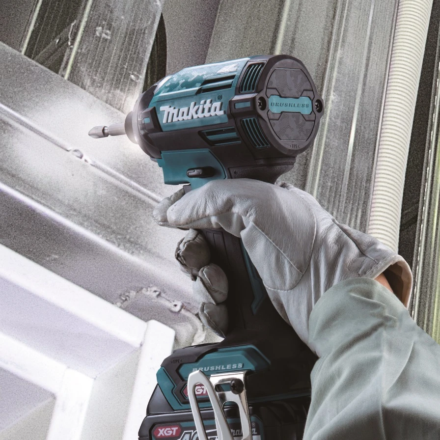 Makita TD002GZ01 Smūginis suktuvas XGT, 1/4", 220Nm, bešepetėlinis variklis, "Z" versija - komplektuojamas be akumuliatoriaus ir kroviklio