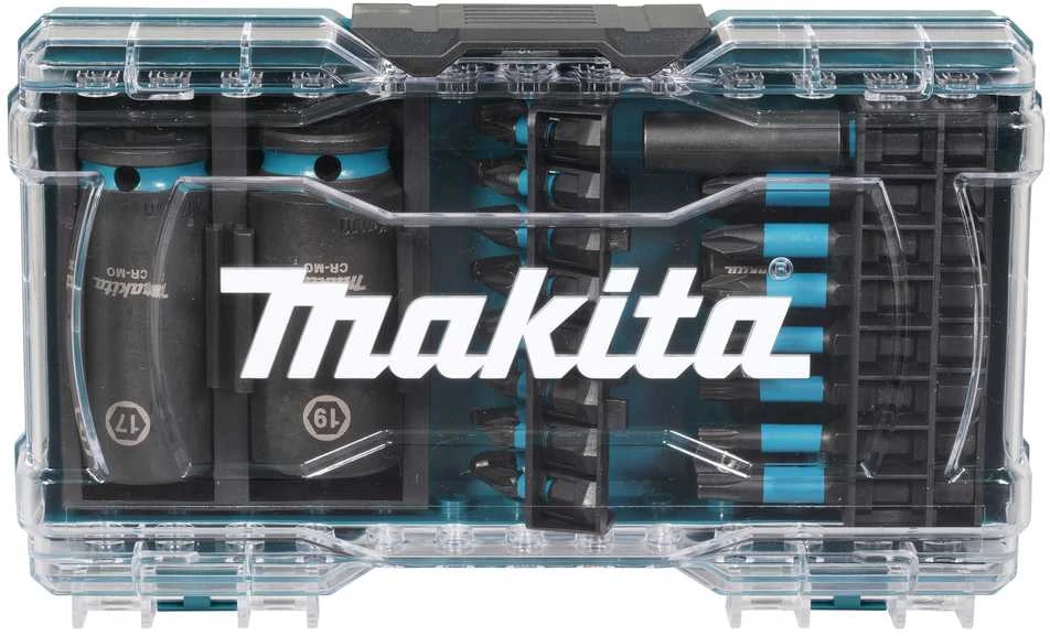Makita Sukimo antgalių rinkinys Impact Juodas, permatomoje dėžutėje (30 vnt) E-22903
