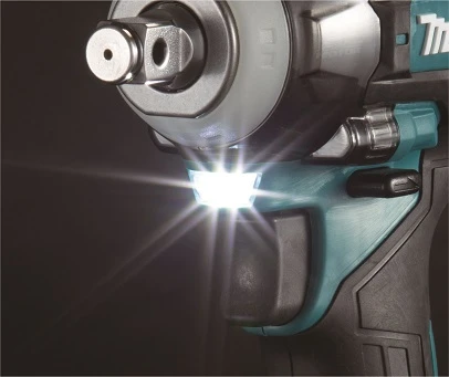 Makita TW004GZ Smūginis veržliasukis XGT, 1/2", 350Nm, 2xLED, bešepetėlinis variklis, "Z" versija - komplektuojamas be akumuliatoriaus ir kroviklio
