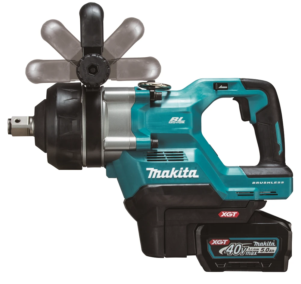 Makita TW010GZ Akumuliatorinis smūginis veržliasukis 40V XGT, 1" ilgas, 3150Nm, BL-M, be akumuliatorių ir kroviklio!