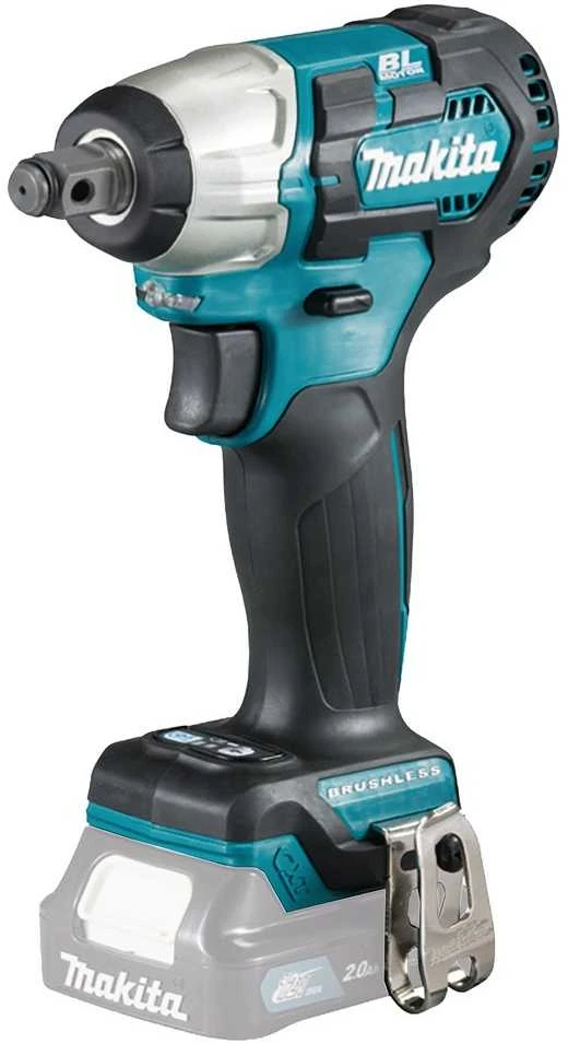 Makita TW161DZ Akumuliatorinis smūginis veržliasukis, 1/2", 12V MAX, 165 Nm, BL-motor, Be akumuliatorių ir kroviklio!