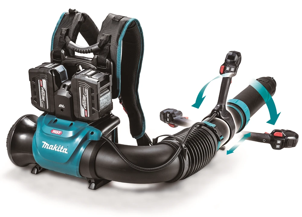 Makita UB004GZ Akumuliatorinis pūstuvas - kuprinė, 40Vmax, 19,1m³/min, 96 m/s, 5,8kg, Be akumuliatorių ir kroviklio!